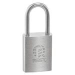 Stanley Best Best 11B722T Padlock Brass, Satin Chrome, Silver, Box of 1, Brass; Stainless Steel