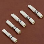 Cigarette Holder Filter Washable Mouthpiece Smoking Pipe Regular Size Reduce Tar (Special Lip Care) (Pack of 5 White)