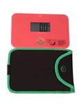 NewlineNY Auto Step On Super Mini Smallest Travel Bathroom Scale with Sleeve: SBB0638SM+S001-MG (Strawberry Ice)