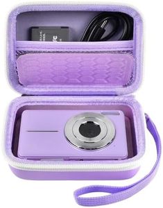 Boobowl Digital Camera Case for VOXPAN Digital Camera for Beginners, 8X Digital Zoom HD Digital Camera Camera 21MP 1080P HD 2.7 Inch Photo Compact Camera, Small Storage Box Only, purple, Kids Backpack