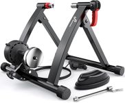 Sportneer Turbo Trainer, Bike Trainer Stand Steel Bicycle Exercise Magnetic Stand with Noise Reduction Wheel for Indoor Trainer