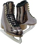 Jackson Softec Mirage Gunmetal Womens/Girls Ice Figure Skates - Womens Size 8.0