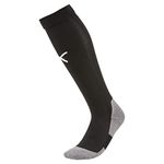 PUMA Men's Team Liga Core Football Socks, Puma Black-Puma White, 12K-2 UK