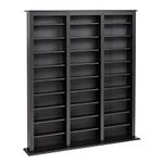 Prepac BMB-1200-K Triple Width Barrister Tower, Black