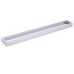 kimzcn SUS 304 Stainless Steel 24-Inch Towel Bar Towel Rack Wall Mounted Towel Rail Towel Rod for Bathroom Modern Square Style Polished Finish