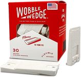 WOBBLE WEDGES - Soft White Flexible - Toilet Installation Leveling Shims - 30 pc Jar