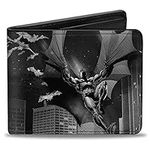 Buckle-Down Buckle-Down Bifold Wallet Batman Accessory, Batman, 4.0" x 3.5"