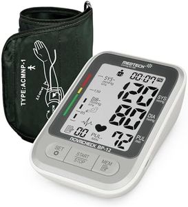 MEDTECH® BP12 Fully Automatic Portable Digital Blood Pressure BP Monitoring Machine with Smart MDD Technology for Most Accurate Measurement - Arm Size - 22-42cm