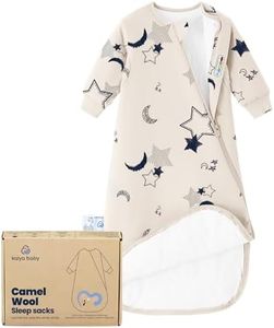 KaiyaBaby Organic Cotton Baby Sleep Sack, Long Sleeve 2.5 TOG, 0-6M