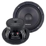 Orion XTR XTX654DC High Efficiency 6.5" Mid-Range Dust Cap Loudspeakers, 1400W Max Power, 350W RMS, 4 Ohm, 1.5" Voice Coil - Pro Car Audio Stereo, Midrange Speakers (Pair)