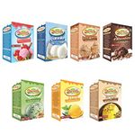 Strawberry + Vanilla + Butterscotch + Chocolate + Pista + Mango + Rajbhog Ice Cream Powder 700g (Pack of 7)