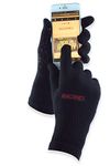 Cycling Sport Running Gloves Touch Screen Tech by Sundried - Breathable Bamboo Non-slip Silicone Gel, Black, M