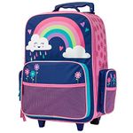 Stephen Joseph Little Girl's Classic Rolling Luggage, Accessory, Rainbow, No Size