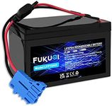 Fukuai Replacement Battery for Peg Perego 12 Volt Battery,12V 10Ah LiFePO4 Lithium-Phosphate Rechargeable Battery for Peg Perego Ride-On Toys