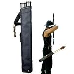 Wild&Escape Black Arrow Tube - Camo Arrow Quiver for Bow Hunting - Quiver Leg - Quiver Quiver With Belt - Arrows for Compound Recurve Bow Quiver for Hunting Target Practicing Youth and Adults