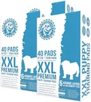 Bulldogology Premium Puppy Pads with Adhesive Tabs - Dog Pads Extra Large - Leak Proof Dog Pee Pads Extra Large - Ultra Absorbing Extra Large Puppy Pads (White-30x36 (120-Count))