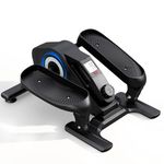 SogesPower Under Desk Elliptical Machine, Non-Slip Quiet Elliptical, Mini Elliptical Machines for Home Use, Bike Pedal Exerciser with Adjustable Resistance & LCD Monitor