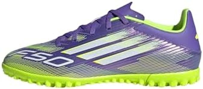adidas Unisex-Adult F50 Club Turf, Purple Rush/White/Lucid Lemon, 8
