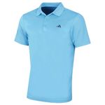 adidas Golf Mens Performance LC Polo Shirt - Semi Blue Sport - XL