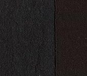 Cotton Fleece Fabric Black / 60" Wi