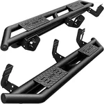 OEDRO 6" Side Step Rails Compatible with 2009-2018 Ram 1500 2019-2022 Ram 1500 Classic Quad Cab, 2010-2022 2500 3500, Upgraded Running Boards Textured Black Heavy Duty Truck Nerf Bars