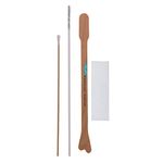 Medono India PapSmear Test Kit (Pack of 10) | One Wooden Spatula | one Glass Slide | Cervical Brush | Swab Stick Sterilized Set-4 Pcs