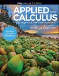 Applied Calculus, 7e WileyPLUS Card and Loose-leaf Set Single Term