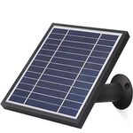 iTODOS Solar Panel Compatible with Arlo Pro and Arlo Pro 2, 11.8Ft Outdoor Power Charging Cable and Adjustable Mount,Not for Arlo Ultra and Arlo Pro3 (Black)