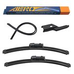 AERO Avenger 26"+14" Premium All-Season Windshield Wiper Blades with Extra Rubber Refills OEM Replacement for Buick Encore & Chevrolet Chevy Trax & Fiat 500X 2023-2013 (Set of 2)