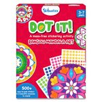 Skillmatics Art Activity - Dot It Mandala Art, No Mess Sticker Art for Kids, Craft Kits, DIY Activity, Gifts for Girls & Boys Ages 3, 4, 5, 6, 7, Travel Toys for Toddlers