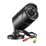 ZOSI 1/3" CMOS 1000TVL 960H Surveillance Security Camera 3.6mm lens with IR Cut Day Night Vision Outdoor Weatherproof - 24PCS Infrared LEDs, 65ft IR Distance, Aluminum Metal Housing