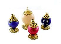 Dolls House Set of Ladies Perfume Bottles Miniature Bedroom Bathroom Accessory