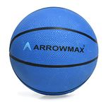 ArrowMax Basketball for Kids Junior Size for Children and Kids, Premium Rubber Material, for Kids 2 3 5 7 + Years Old, Size 3 (Blue)