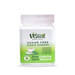 VIStevia SugarFree Stevia Powder, Diabetic and Keto Friendly - Sweetened Naturally with Stevia, Contains Zero Calories - Pack of 1 (100GM)