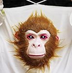 BITONA® Monkey face mask for kids for role play stage drama ramleela or Halloween party shows Universal size