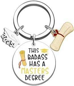 College Girl Stocking Stuffers 2025 Graduation Gifts for Her Him Class of 2025 Keychains Callege Graduation Gifts for Women Men daughter Son Masters Degree University Senior High School Graduate Gift