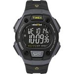 TIMEX Mens IRONMAN Classic 30 38mm Watch “ Gray & Black Case Negative Display with Black Resin Strap