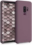 kwmobile Case Compatible with Samsung Galaxy S9 Plus Case - TPU Silicone Phone Cover with Soft Finish - Grape Purple