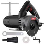 Deli DE-YS110-1E 1300W Corded Electric Marble Cutter High-Speed 13000RPM Adjustable Bevel Cutting Max 32mm Cutting Depth 110mm Blade Safe & Precise for Professional Use (Pack of 1, Voltage:220V-240V)