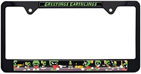 Marvin Black License Plate Frame