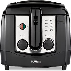 Tower 3L Deep Fat Fryer – Adjustable Thermostat, 2300W, Black