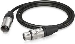 Behringer Microphone Cable - XLR Male to XLR Female - 1.5 m / 5 ft - Gold Performance - GMC-150