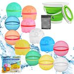 EasyU Magnetic Reusable Water Balloon Package (Large 12pcs)