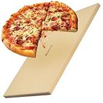 Mountain Grillers Pizza Stone for Oven and Grill BBQ - 12x16-Inch Multi-Purpose and Durable Baking Stone - Pizza Pan for Baking Crispy Crust Pizza, Bread, or Crackers - Ideal Gift for Pizza Lovers