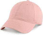 CHOK.LIDS Everyday Premium Dad Hat Unisex Cotton Baseball Cap for Men and Women Adjustable Lightweight Polo Style Curved Brim (Desert Rose)