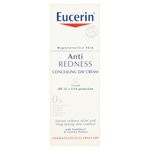 Eucerin Anti-Redness Concealing Day Cream SPF25 for Hypersensitive Skin, Alcohol & Parabens Free, 50ml