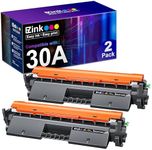 E-Z Ink 30A Toner Cartridge Black Replacement for HP 30A Black Toner Cartridge CF230A CF230X Compatible with M227fdw M203dw M227fdn M203dn M227sdn M203d M227 M203 Series Printer (Black, 2 Pack)