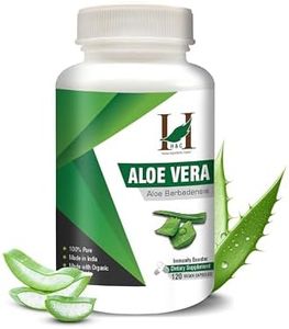 H&C Aloe Vera Capsules - 900mg per Serving, 120 Vegan Capsules | for All Wellness and Rejuvenation