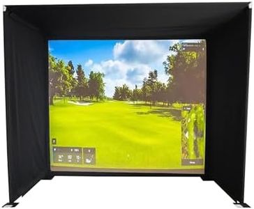 Foldable Golf Enclosure Kit – Space-Saving Indoor Golf Simulator for Home [9'10'' x 4'1'' x 8'6''], Small-Size Design, Easy Setup, and Enhanced Safety Features