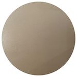 RESILIA - Round Under Grill Mat – Beige/Tan Orange Peel, Large 36-inch Diameter, for Outdoor Use